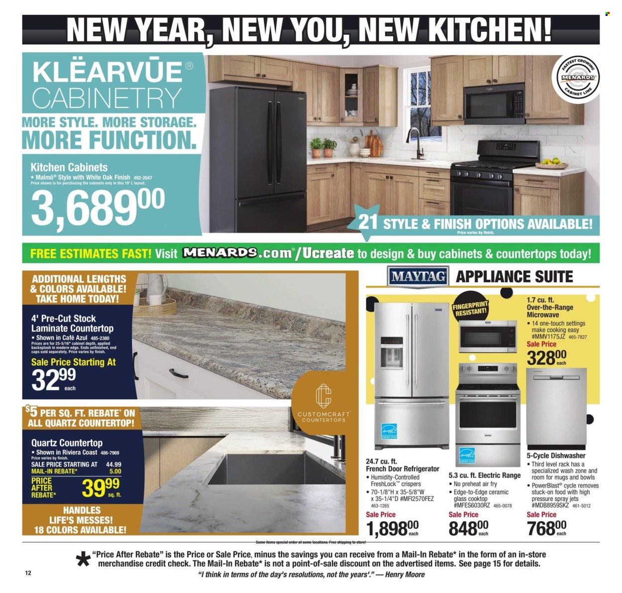 Menards ad - 12/19/2024 - 12/31/2024. Page 18
