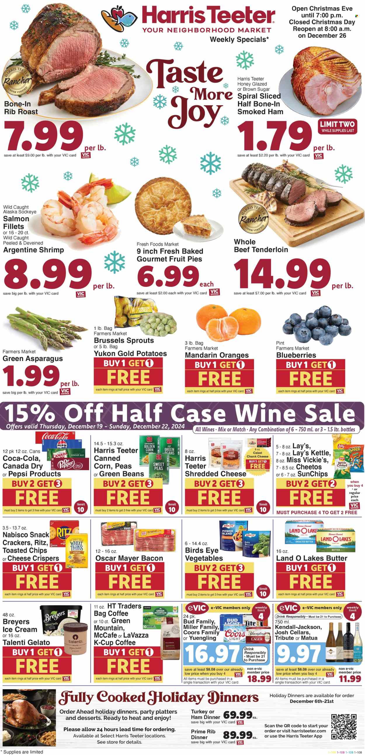 Harris Teeter ad - 12/18/2024 - 12/24/2024. Page 1