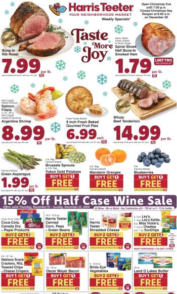 Harris Teeter Flyer - 12/18/2024 - 12/24/2024.