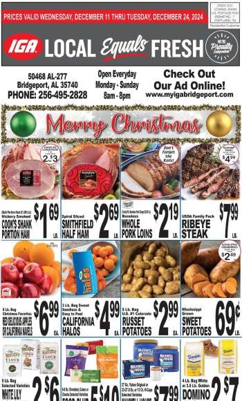 IGA Flyer - 12/18/2024 - 12/24/2024.
