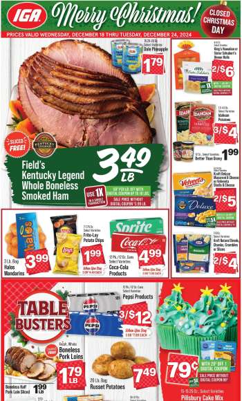 IGA Flyer - 12/18/2024 - 12/24/2024.