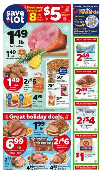 Save a Lot Flyer - 12/18/2024 - 12/24/2024.