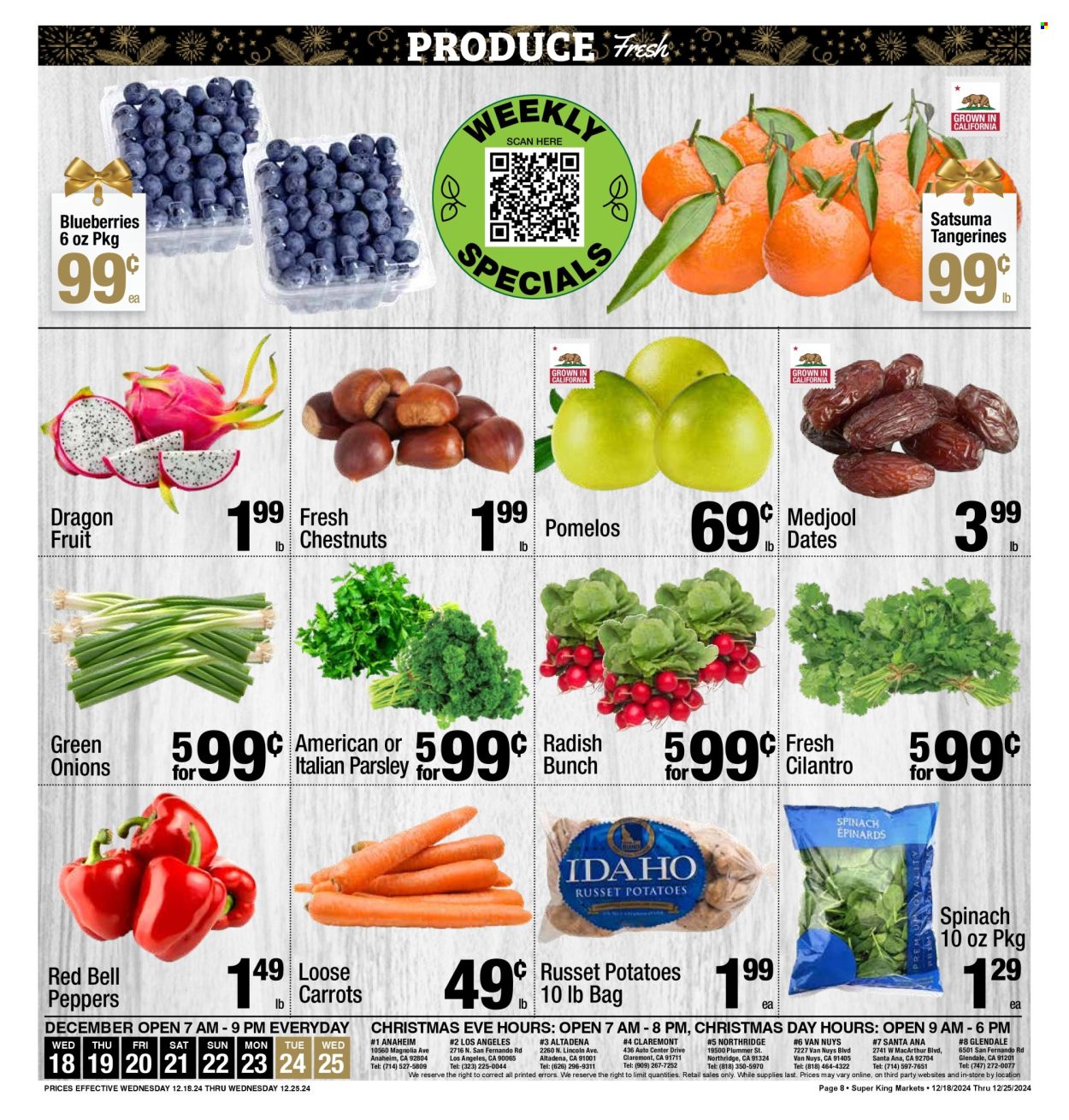 Super King Markets ad - 12/18/2024 - 12/25/2024. Page 8