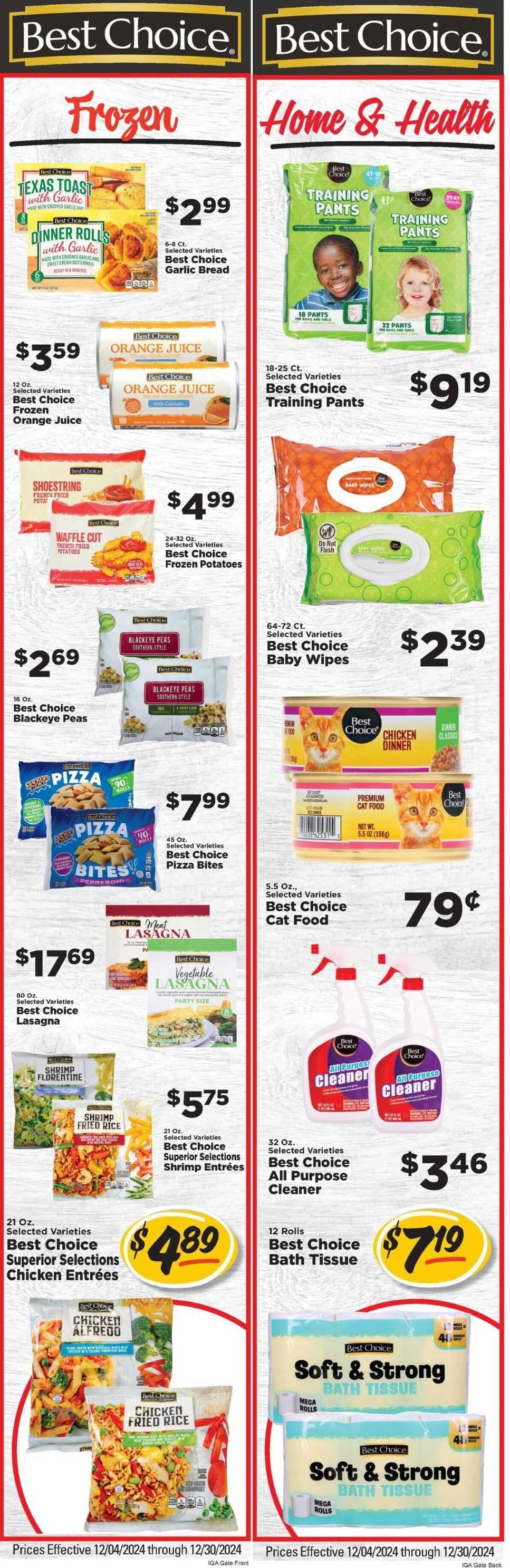 IGA ad - 12/18/2024 - 12/24/2024. Page 8
