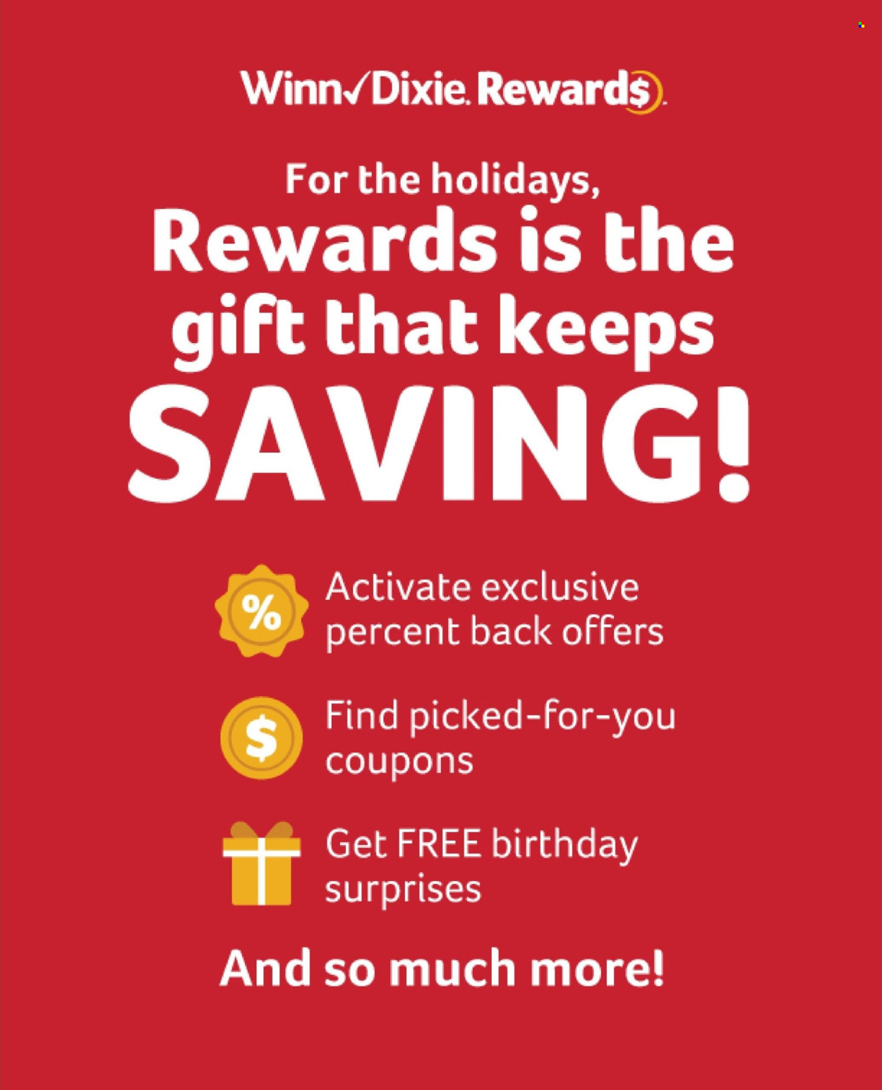 Winn Dixie ad - 12/18/2024 - 12/24/2024. Page 6