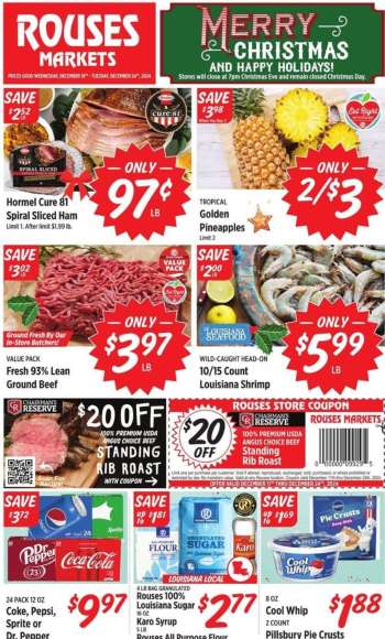 Rouses Markets Flyer - 12/18/2024 - 12/24/2024.
