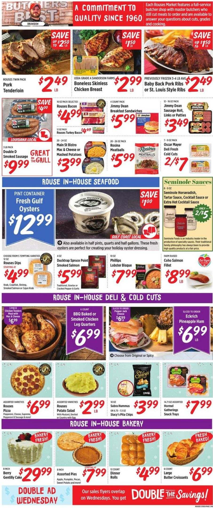 Rouses Markets ad - 12/18/2024 - 12/24/2024. Page 2