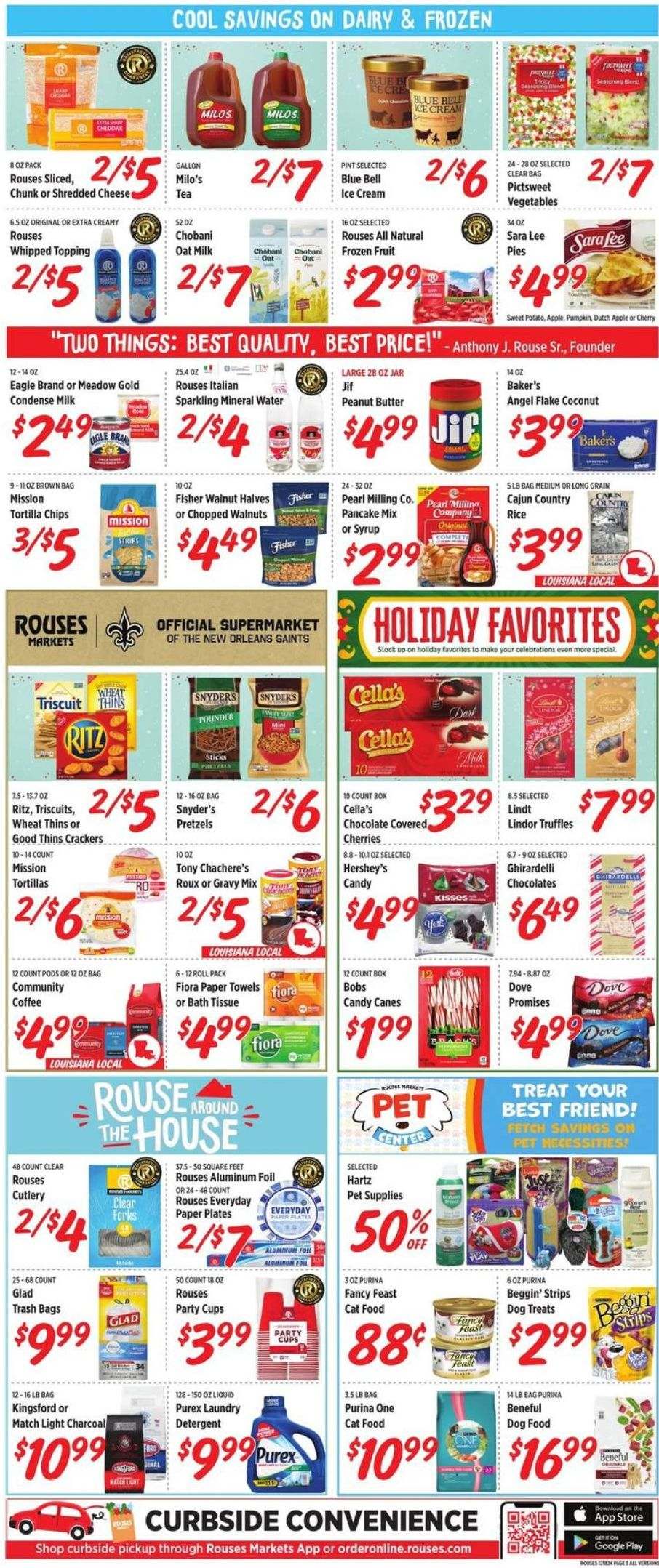 Rouses Markets ad - 12/18/2024 - 12/24/2024. Page 5