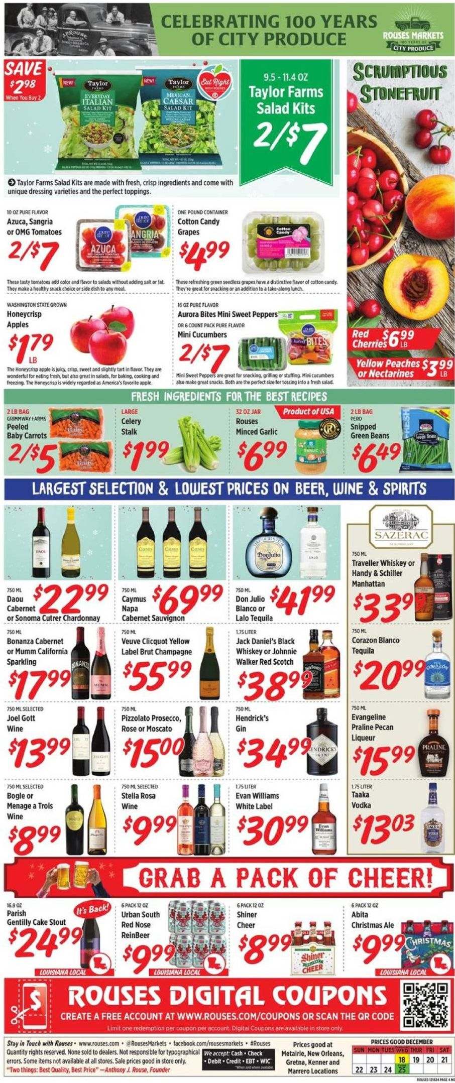 Rouses Markets ad - 12/18/2024 - 12/24/2024. Page 6