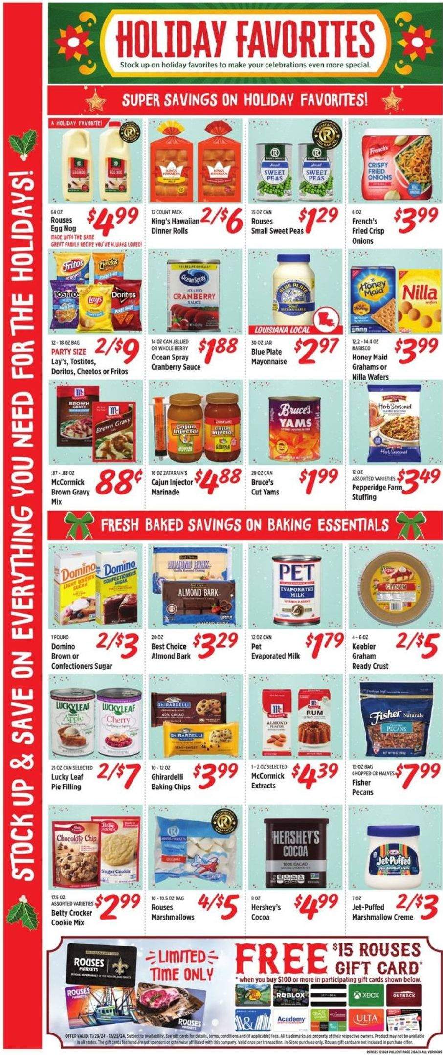 Rouses Markets ad - 12/18/2024 - 12/24/2024. Page 7
