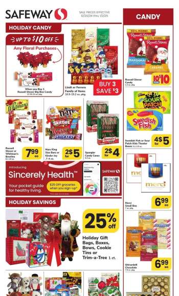 Safeway Flyer - 12/20/2024 - 01/02/2025.