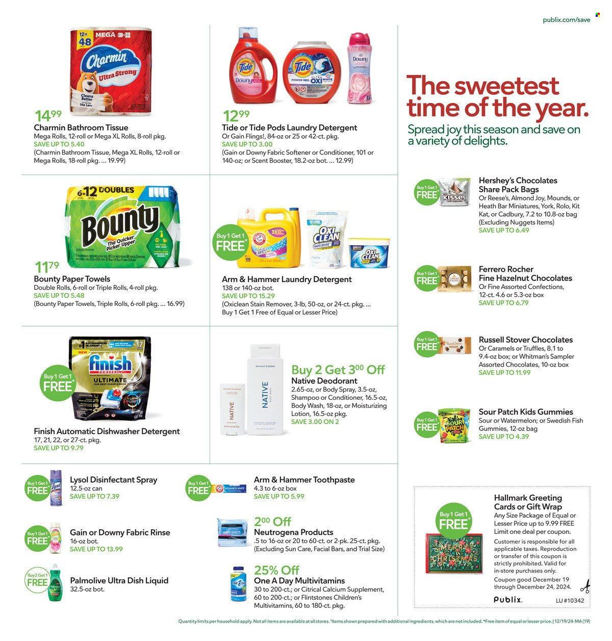 Publix ad - 12/19/2024 - 12/24/2024. Page 19
