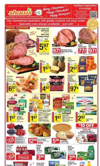 Shaw’s Flyer - 12/20/2024 - 12/26/2024.