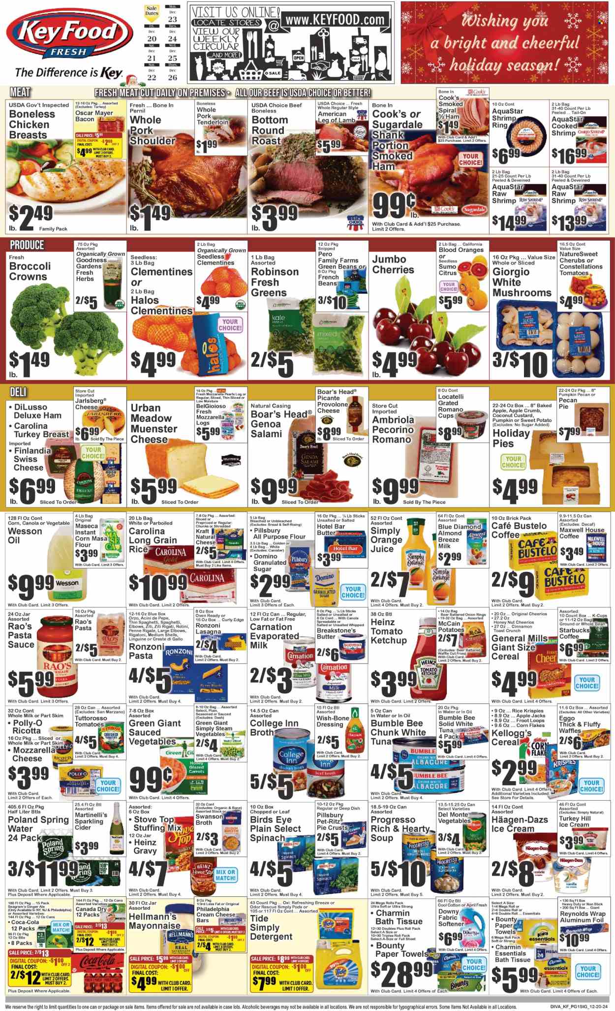 Key Food ad - 12/20/2024 - 12/26/2024. Page 1