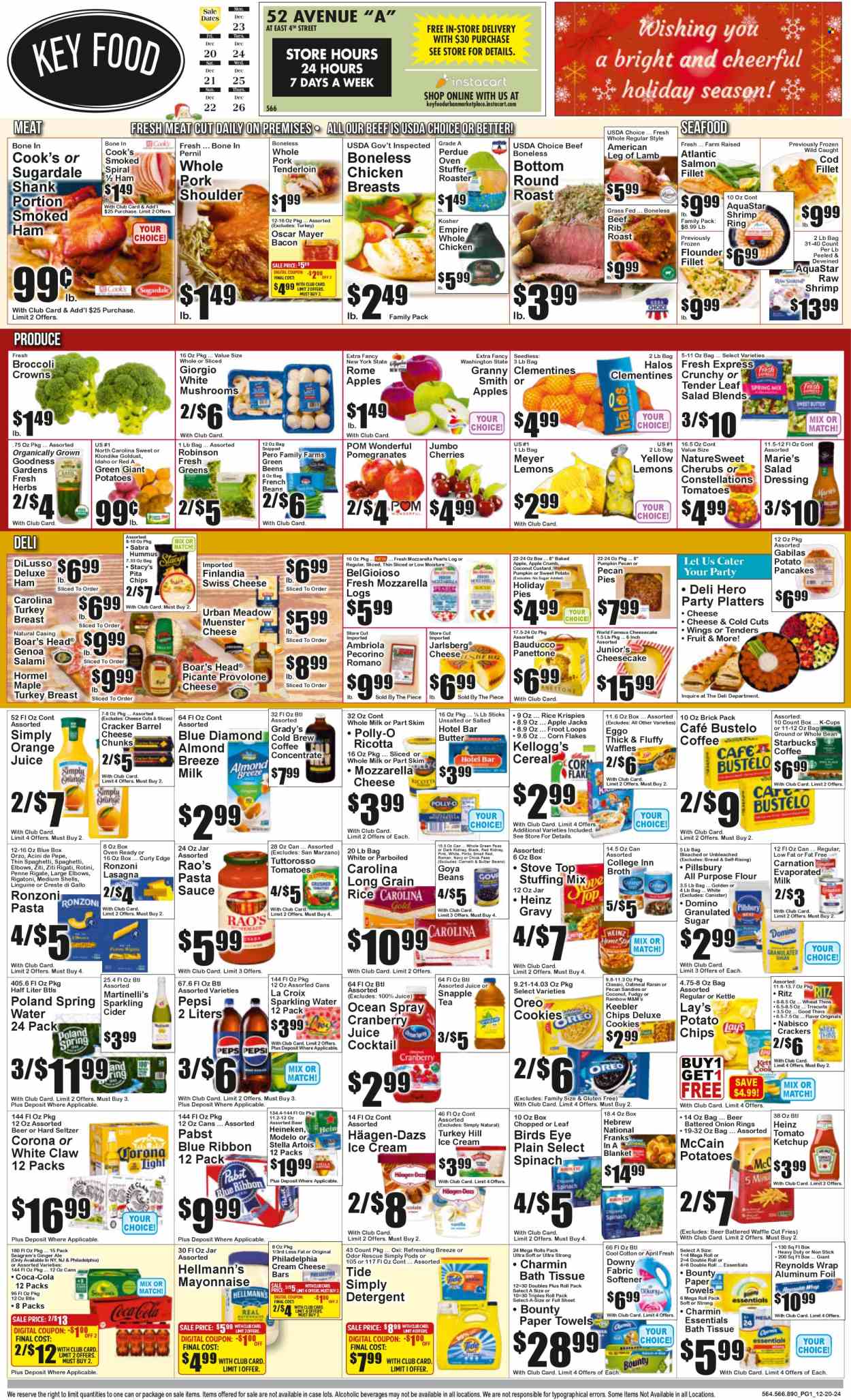 Key Food ad - 12/20/2024 - 12/26/2024. Page 1