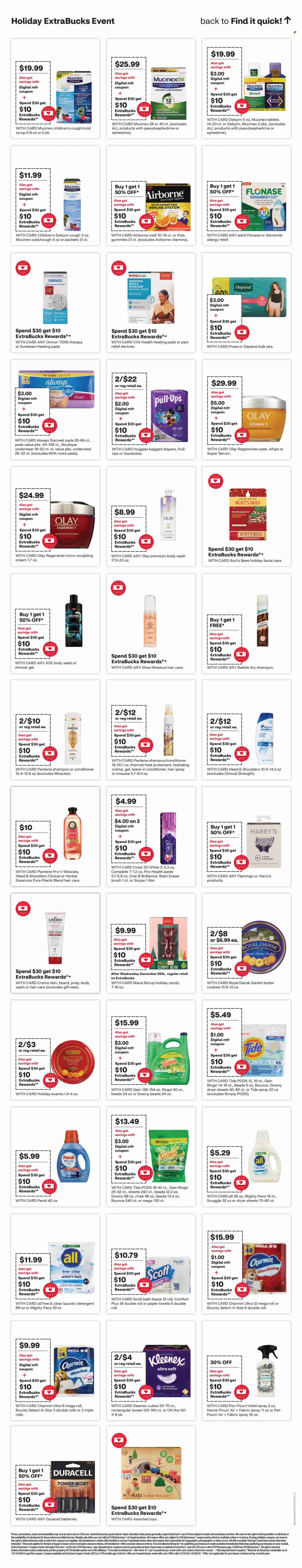 CVS Pharmacy ad - 12/22/2024 - 12/28/2024. Page 21