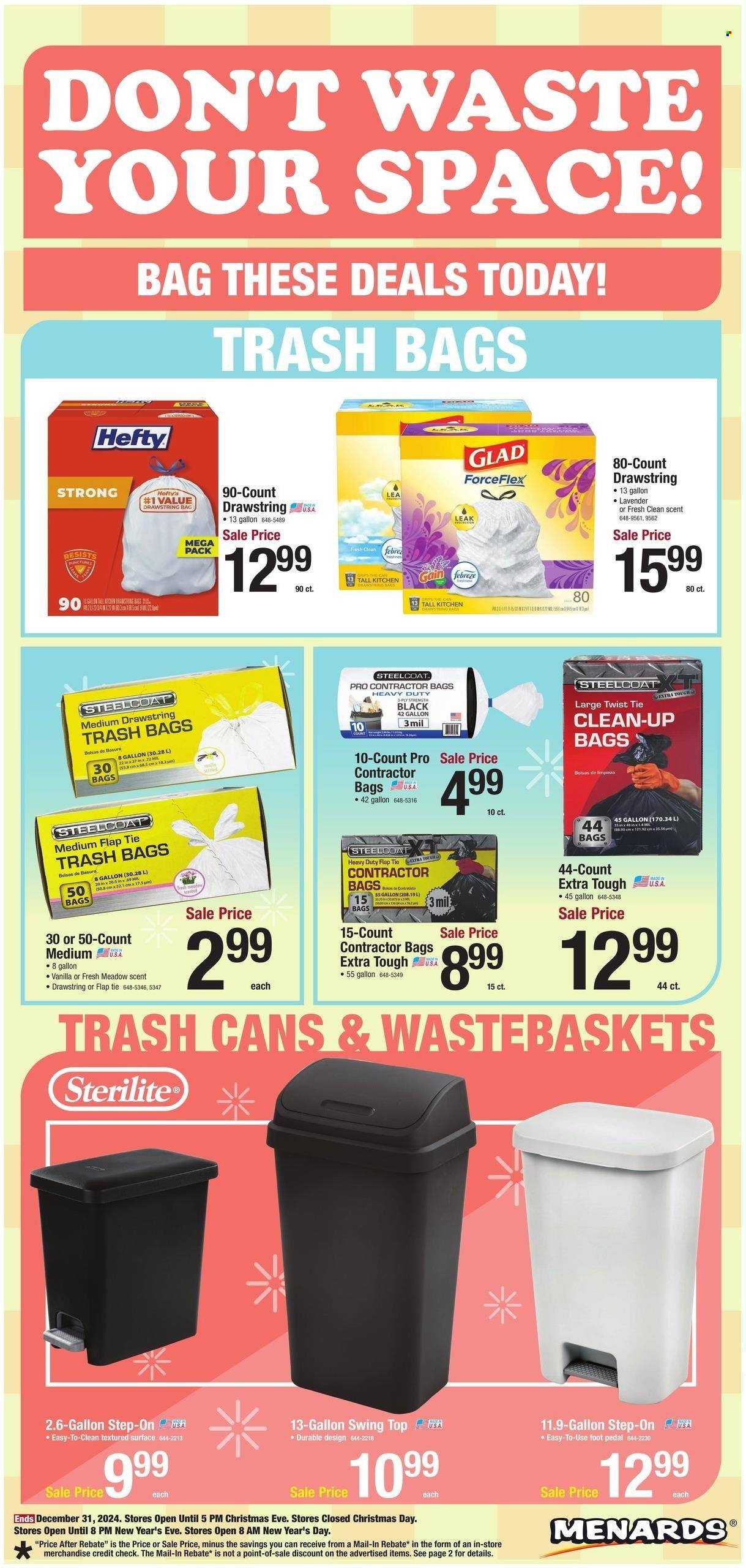Menards ad - 12/19/2024 - 12/31/2024. Page 3