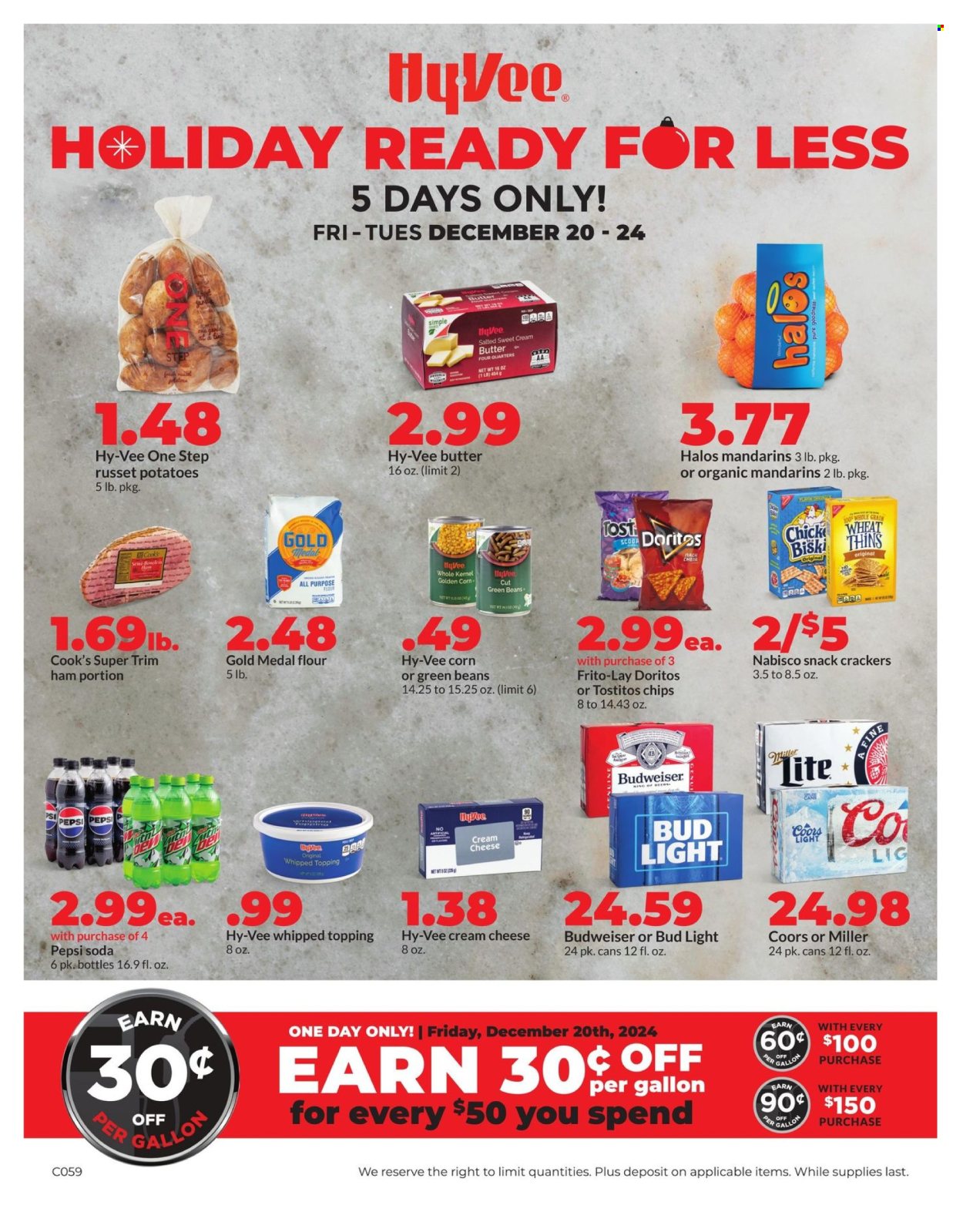 Hy-Vee ad - 12/20/2024 - 12/24/2024. Page 1