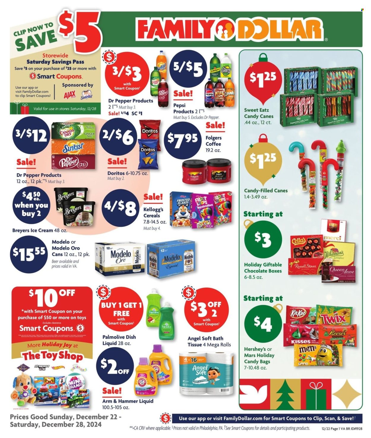 Family Dollar ad - 12/22/2024 - 12/28/2024. Page 1