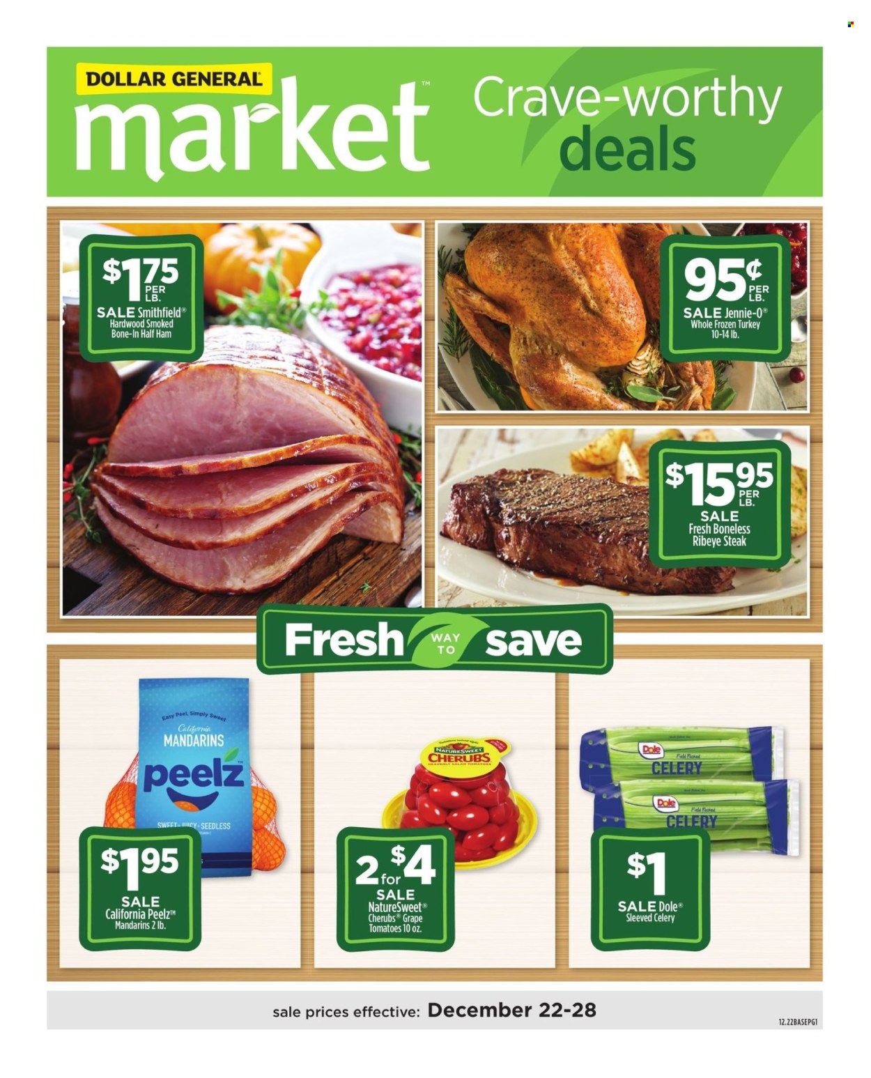 Dollar General ad - 12/22/2024 - 12/28/2024. Page 1