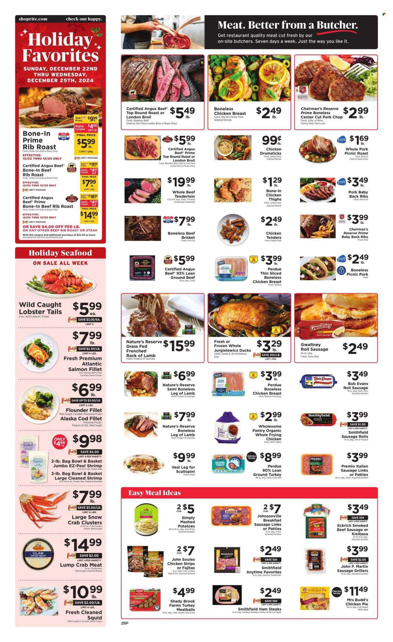 ShopRite ad - 12/22/2024 - 12/28/2024. Page 2