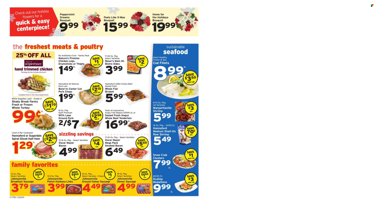 Hannaford ad - 12/22/2024 - 12/28/2024. Page 2