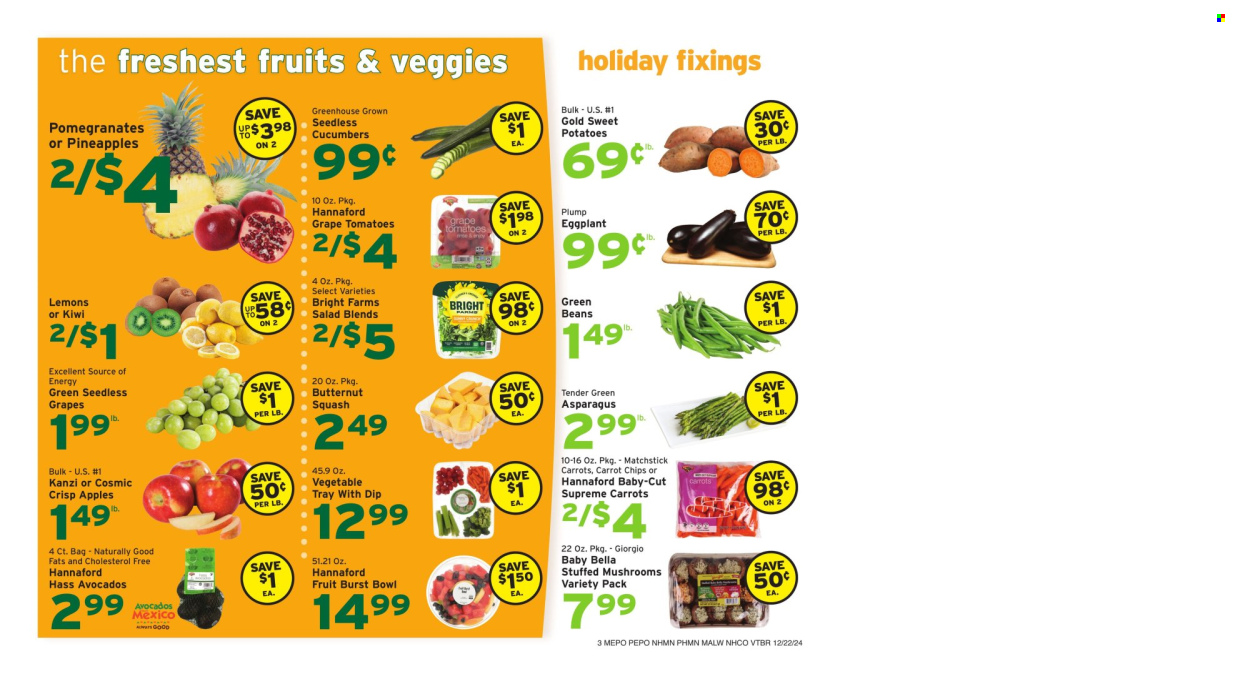 Hannaford ad - 12/22/2024 - 12/28/2024. Page 5