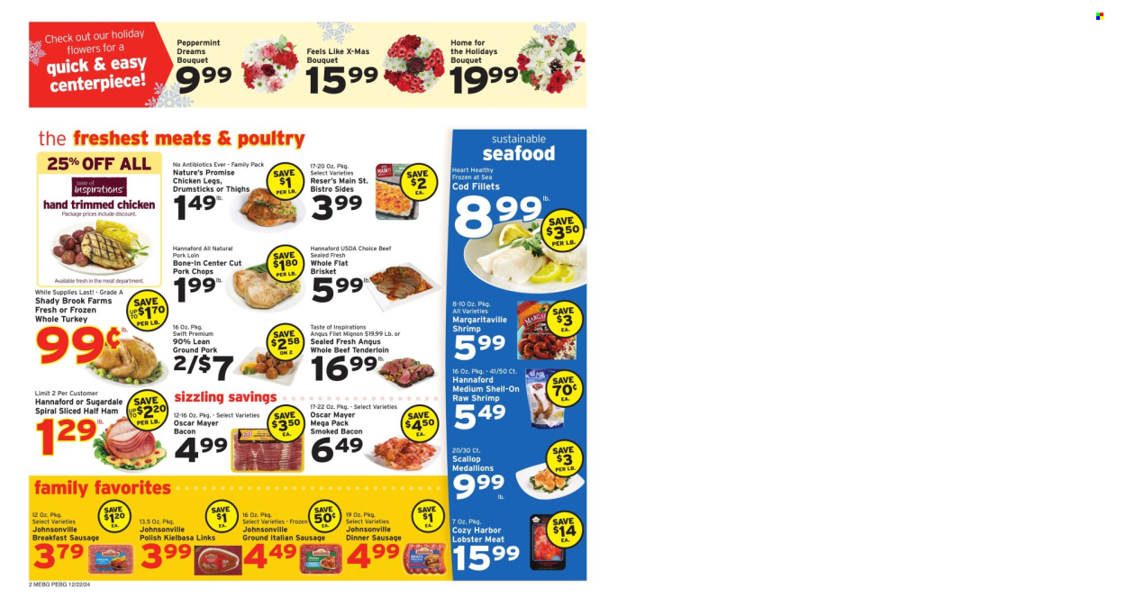 Hannaford ad - 12/22/2024 - 12/28/2024. Page 2