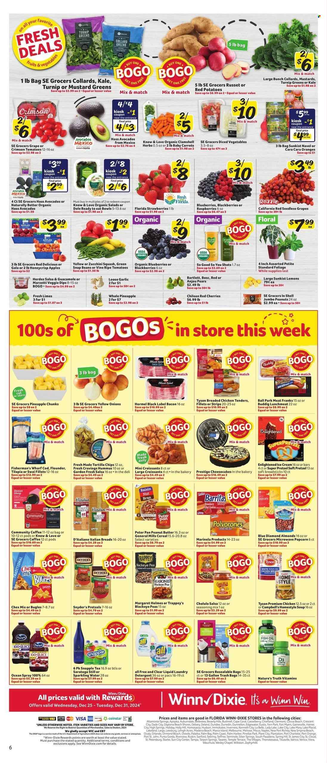 Winn Dixie ad - 12/25/2024 - 12/31/2024. Page 11