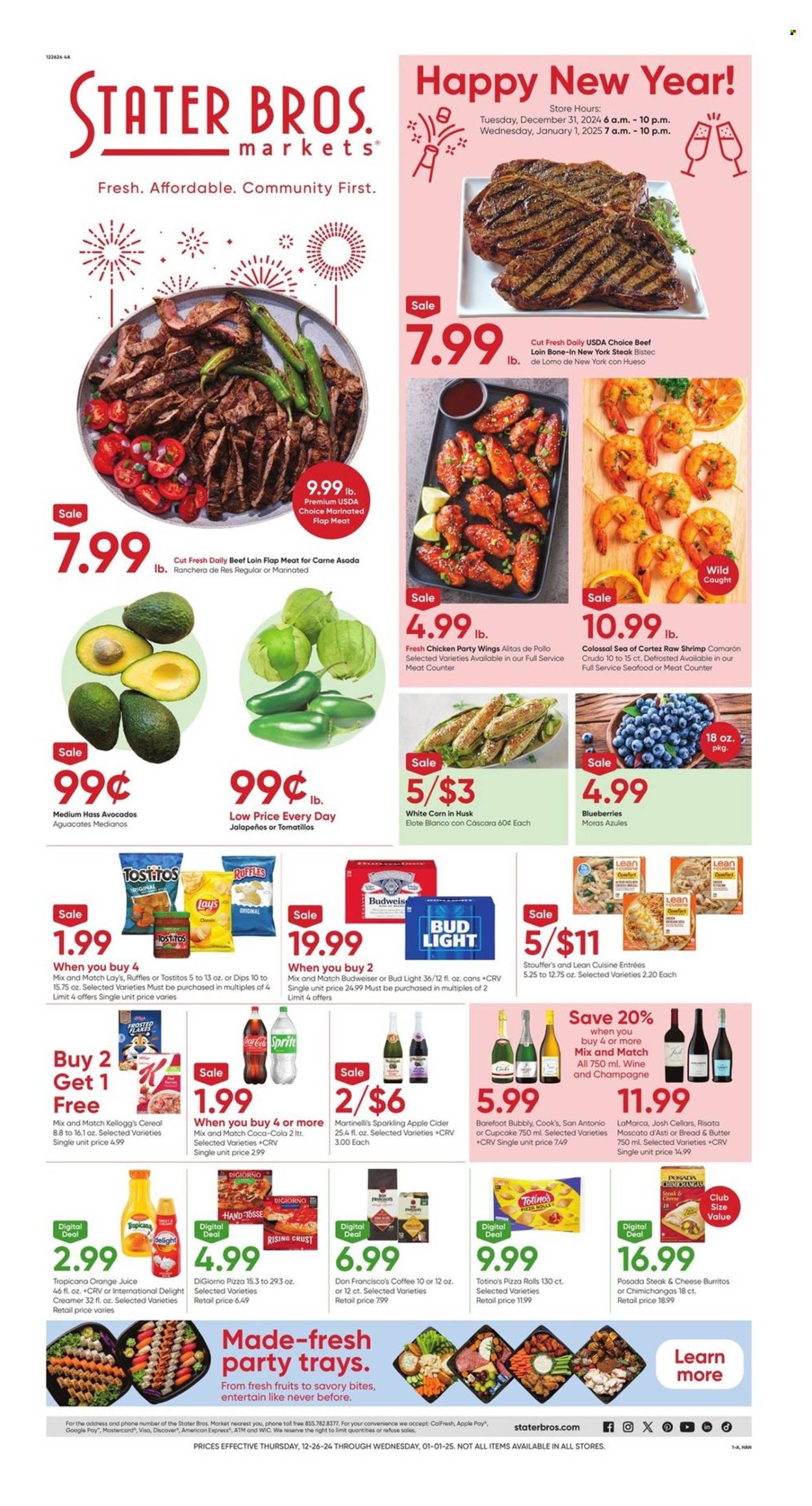 Stater Bros. ad - 12/26/2024 - 01/01/2025. Page 1