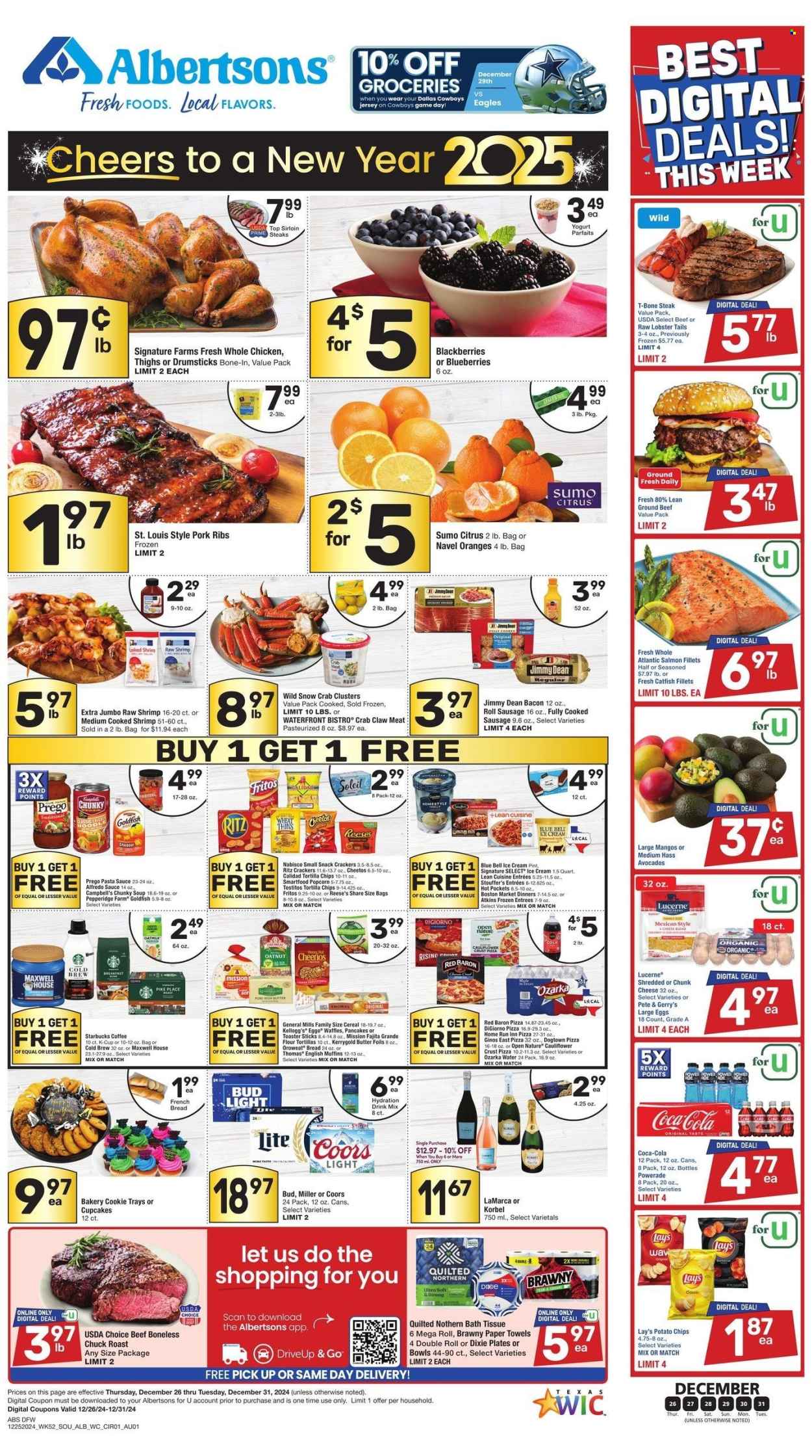 Albertsons ad - 12/26/2024 - 12/31/2024. Page 1