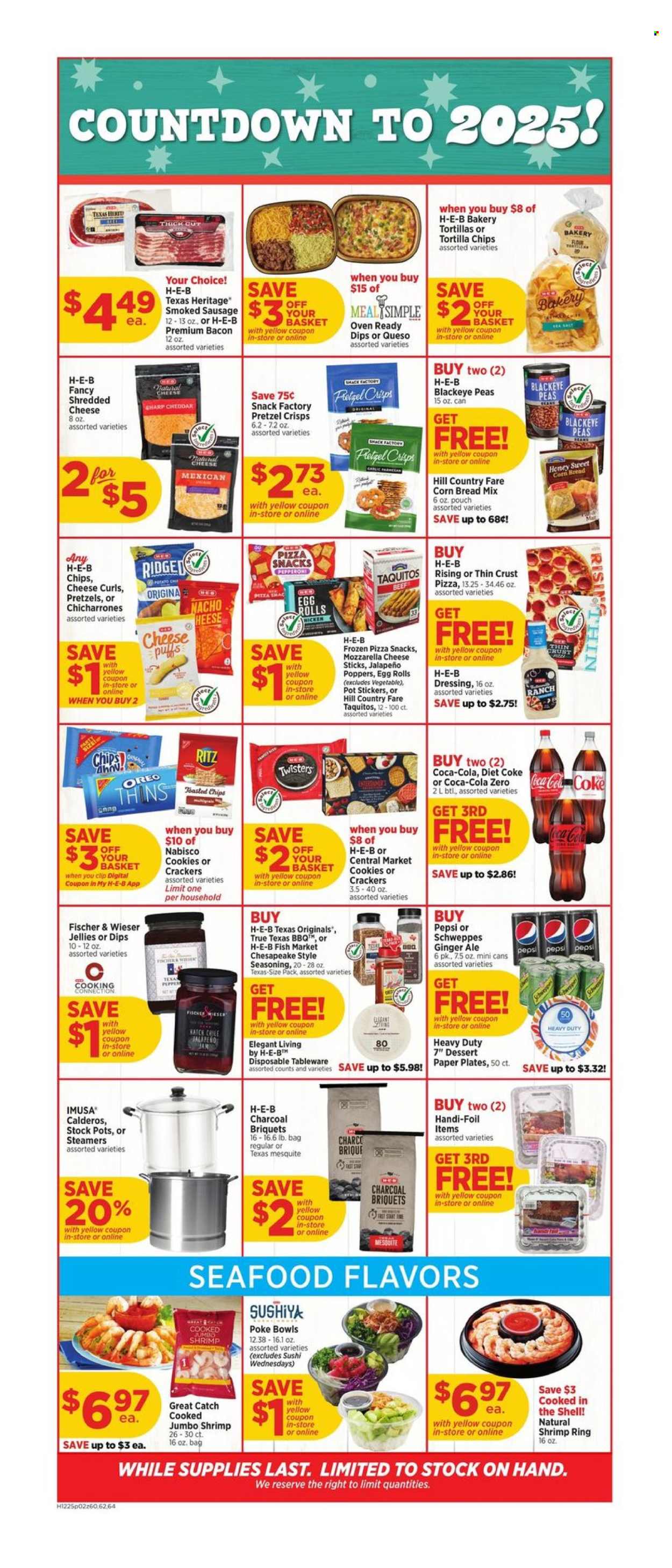 H-E-B ad - 12/25/2024 - 12/31/2024. Page 2