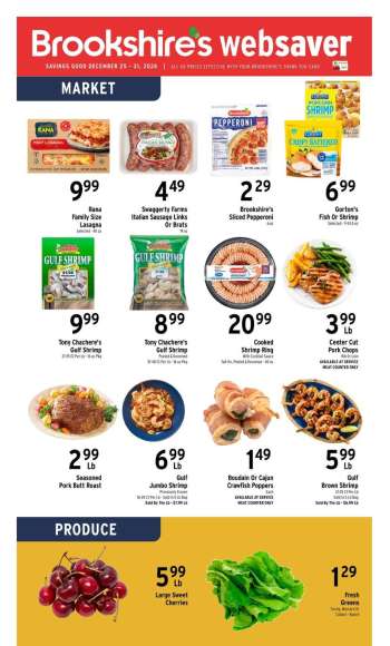 Brookshires Flyer - 12/25/2024 - 12/31/2024.