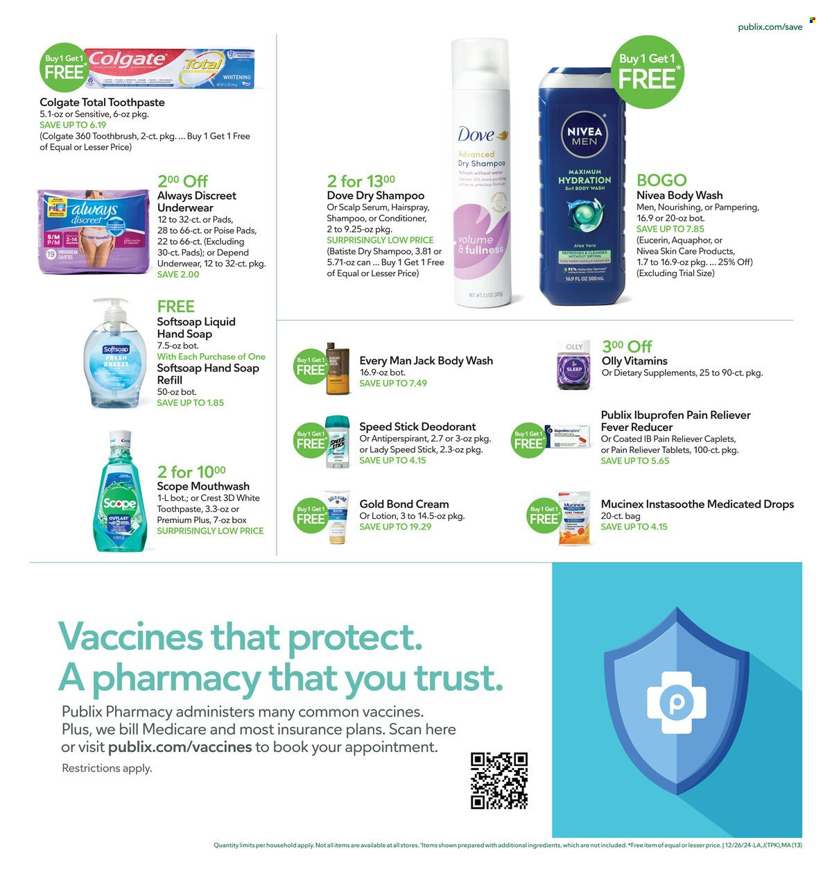 Publix ad - 12/26/2024 - 01/01/2025. Page 13