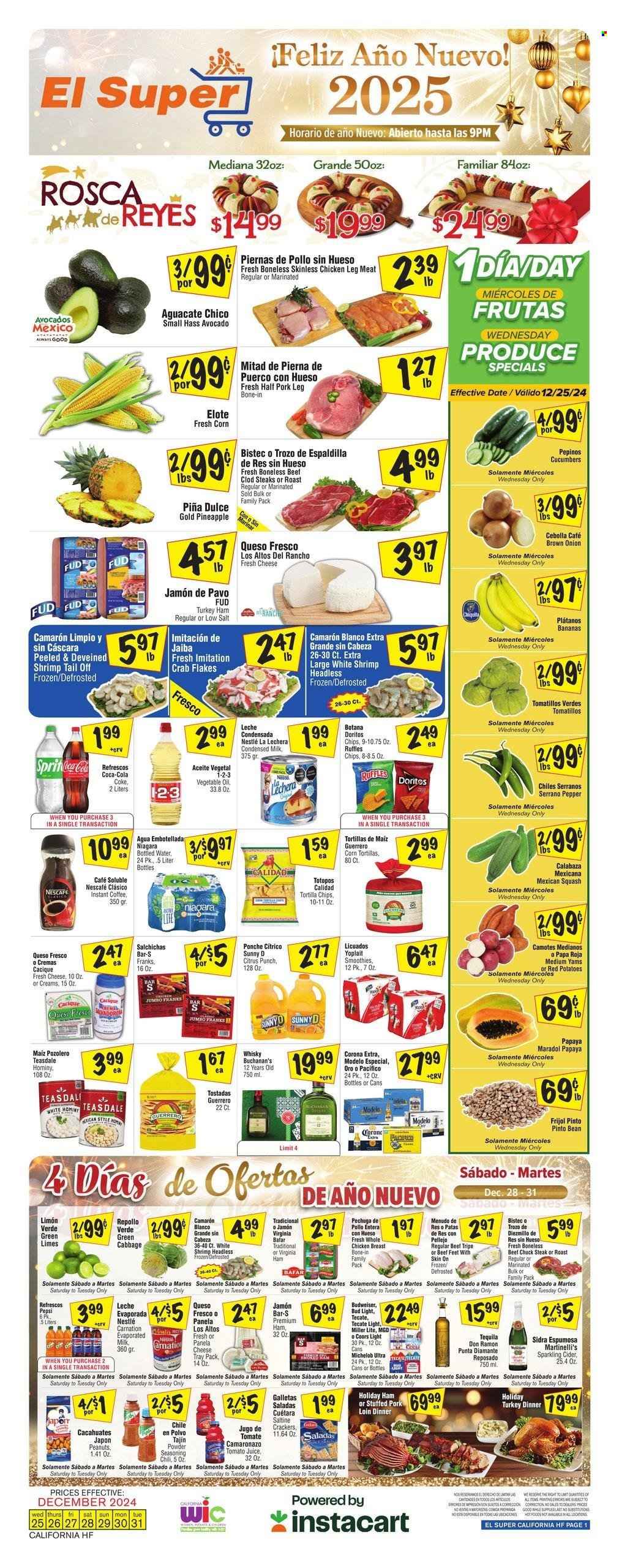 El Super ad - 12/25/2024 - 12/31/2024. Page 1