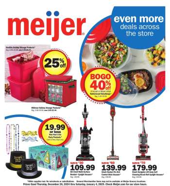 Meijer Flyer - 12/26/2024 - 01/04/2025.