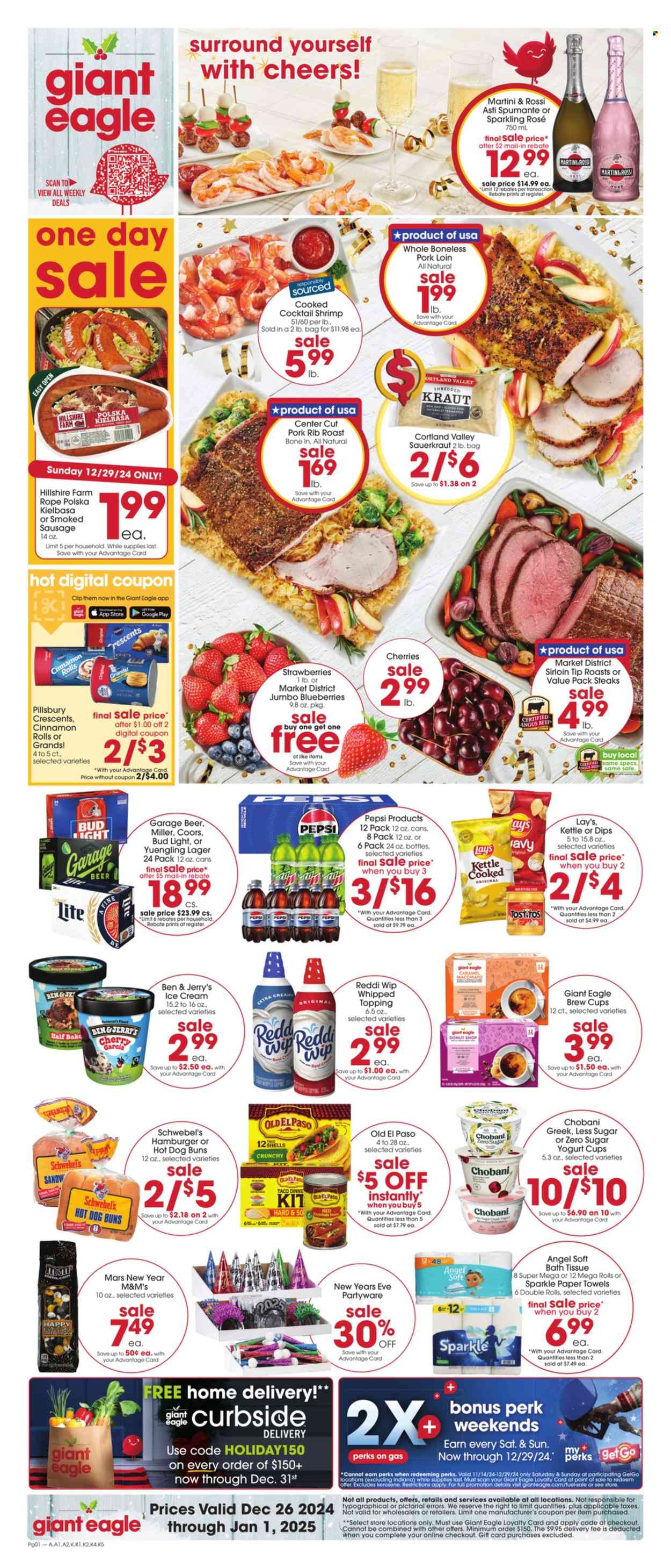 Giant Eagle ad - 12/26/2024 - 01/01/2025. Page 1