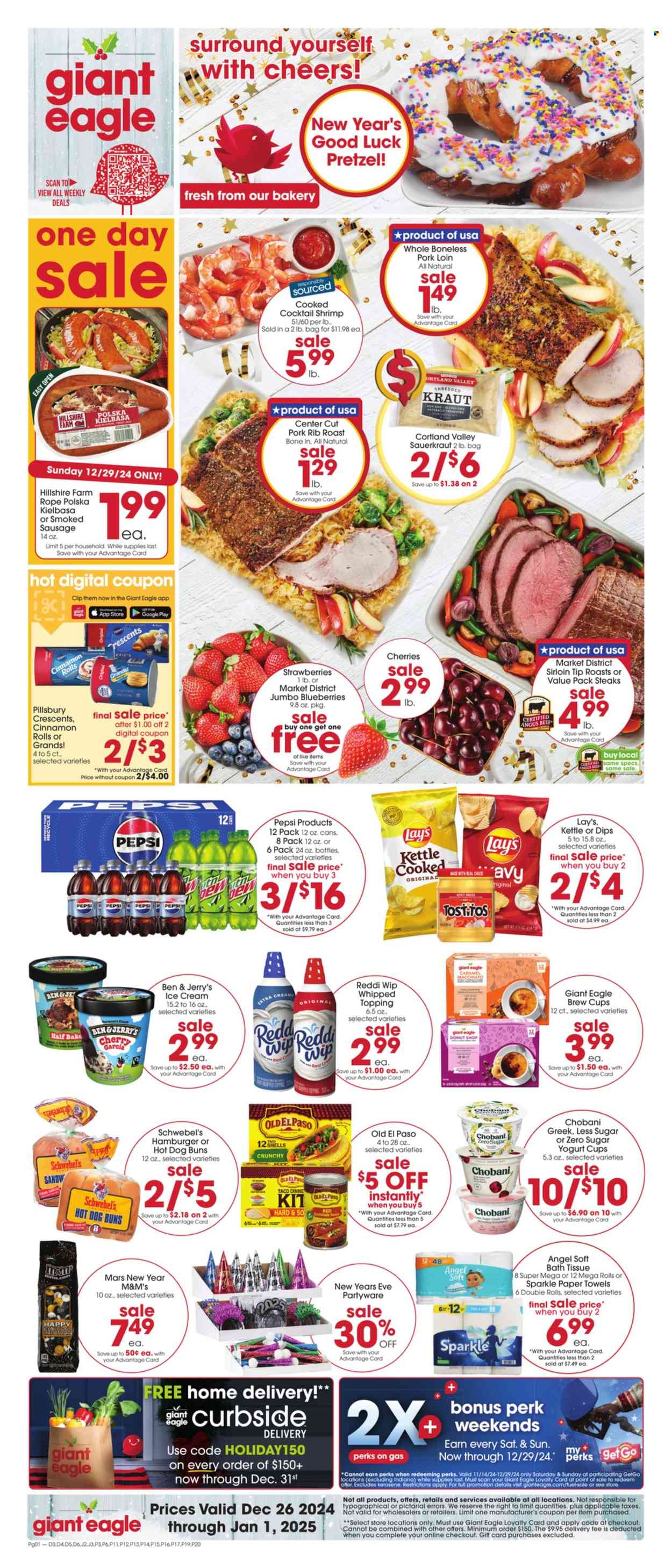 Giant Eagle ad - 12/26/2024 - 01/01/2025. Page 1