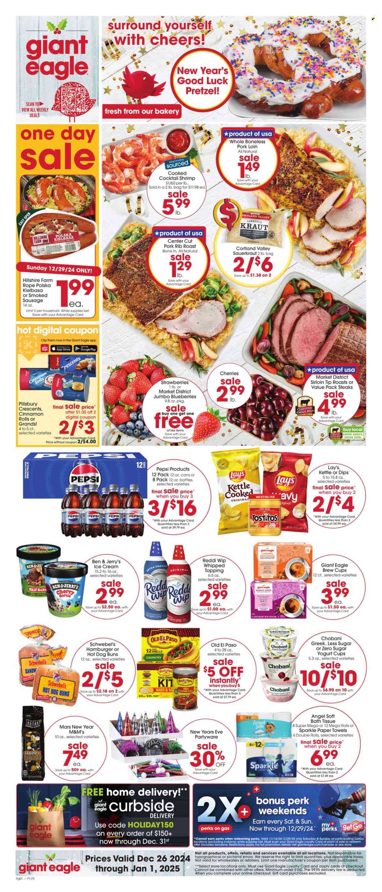 Giant Eagle ad - 12/26/2024 - 01/01/2025. Page 1
