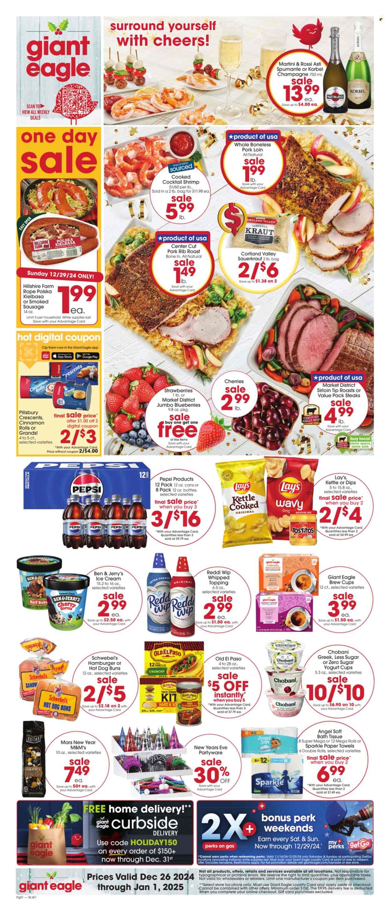Giant Eagle ad - 12/26/2024 - 01/01/2025. Page 1