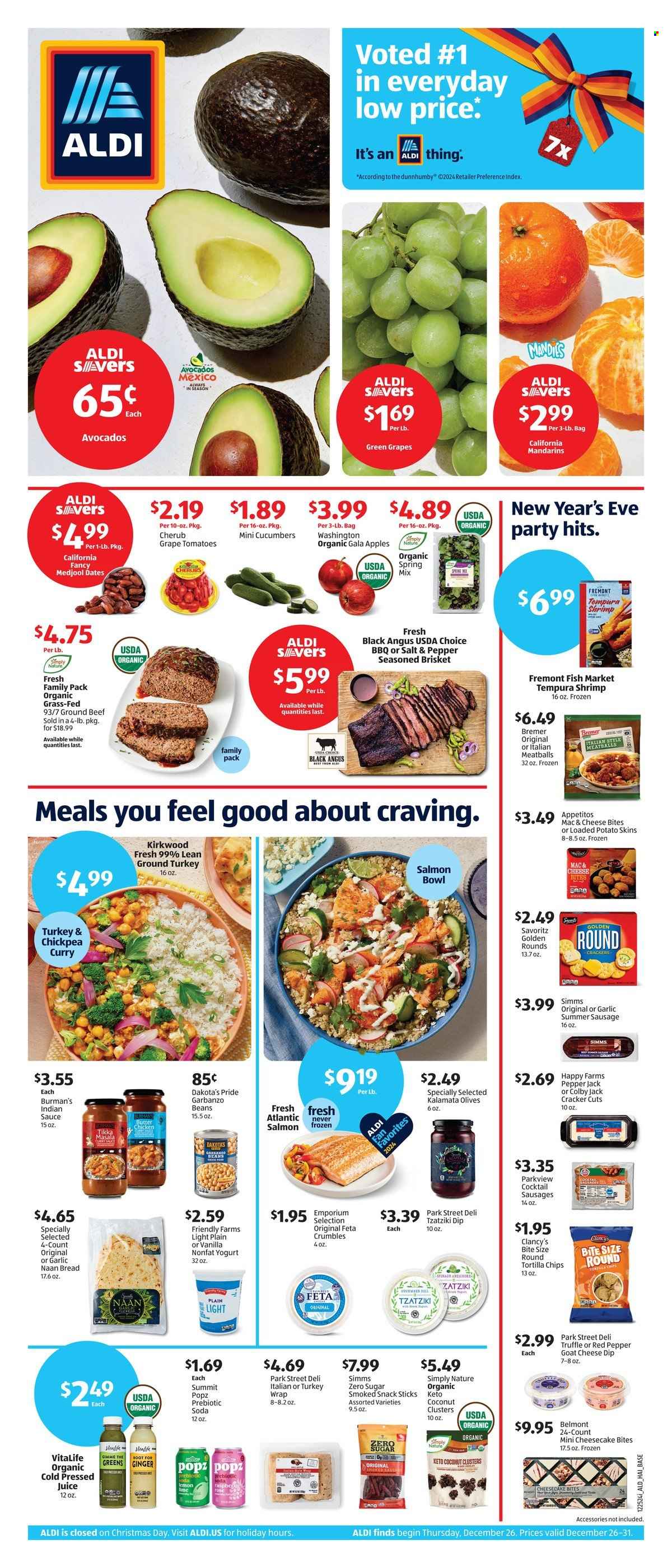 ALDI ad - 12/26/2024 - 12/31/2024. Page 1