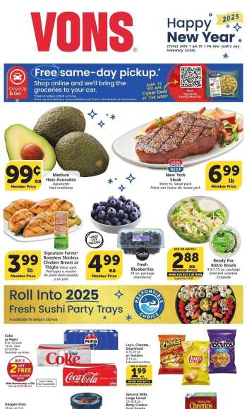 Vons Flyer - 12/26/2024 - 01/01/2025.