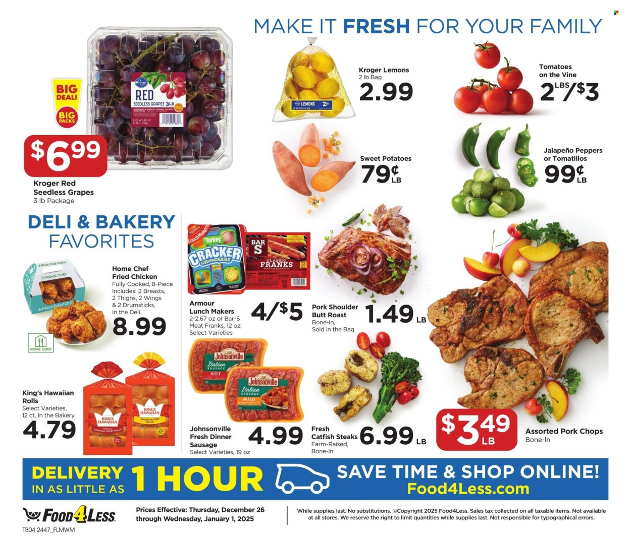 Food 4 Less ad - 12/26/2024 - 01/01/2025. Page 6
