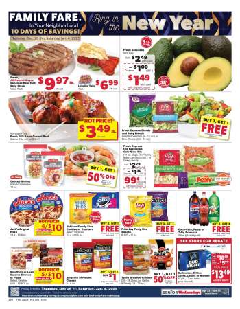 Family Fare Flyer - 12/26/2024 - 01/04/2025.