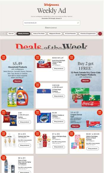 Walgreens Flyer - 12/29/2024 - 01/04/2025.