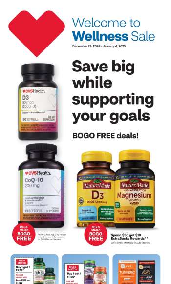CVS Pharmacy Flyer - 12/29/2024 - 01/04/2025.