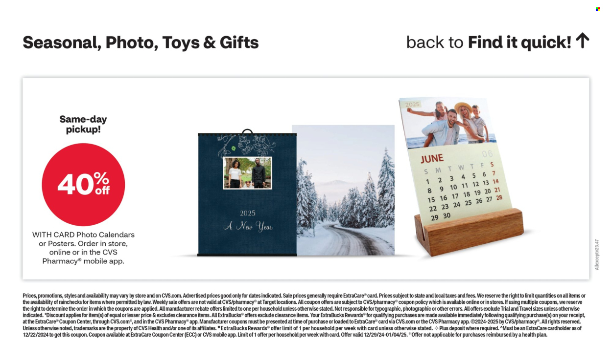 CVS Pharmacy ad - 12/29/2024 - 01/04/2025. Page 19