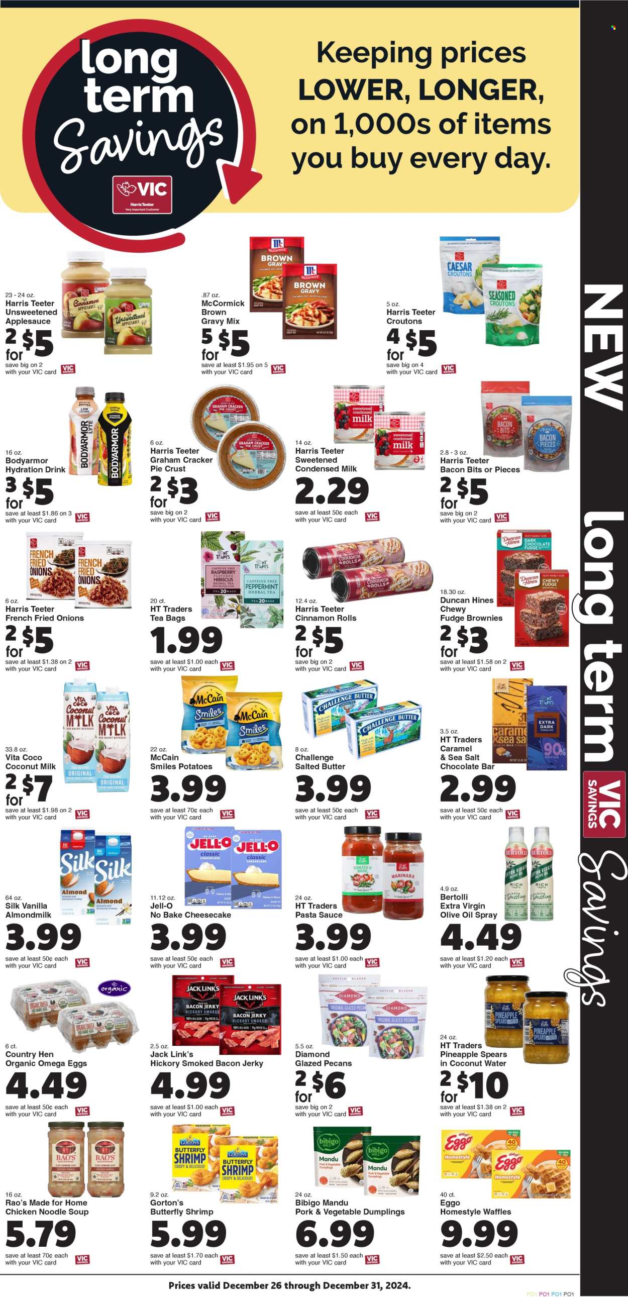 Harris Teeter ad - 12/26/2024 - 12/31/2024. Page 10