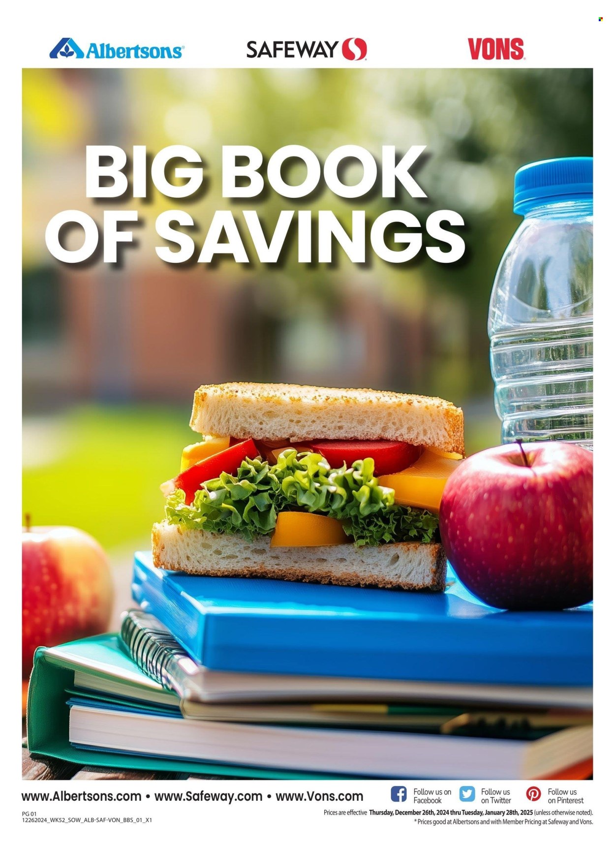Safeway ad - 12/26/2024 - 01/28/2025. Page 1
