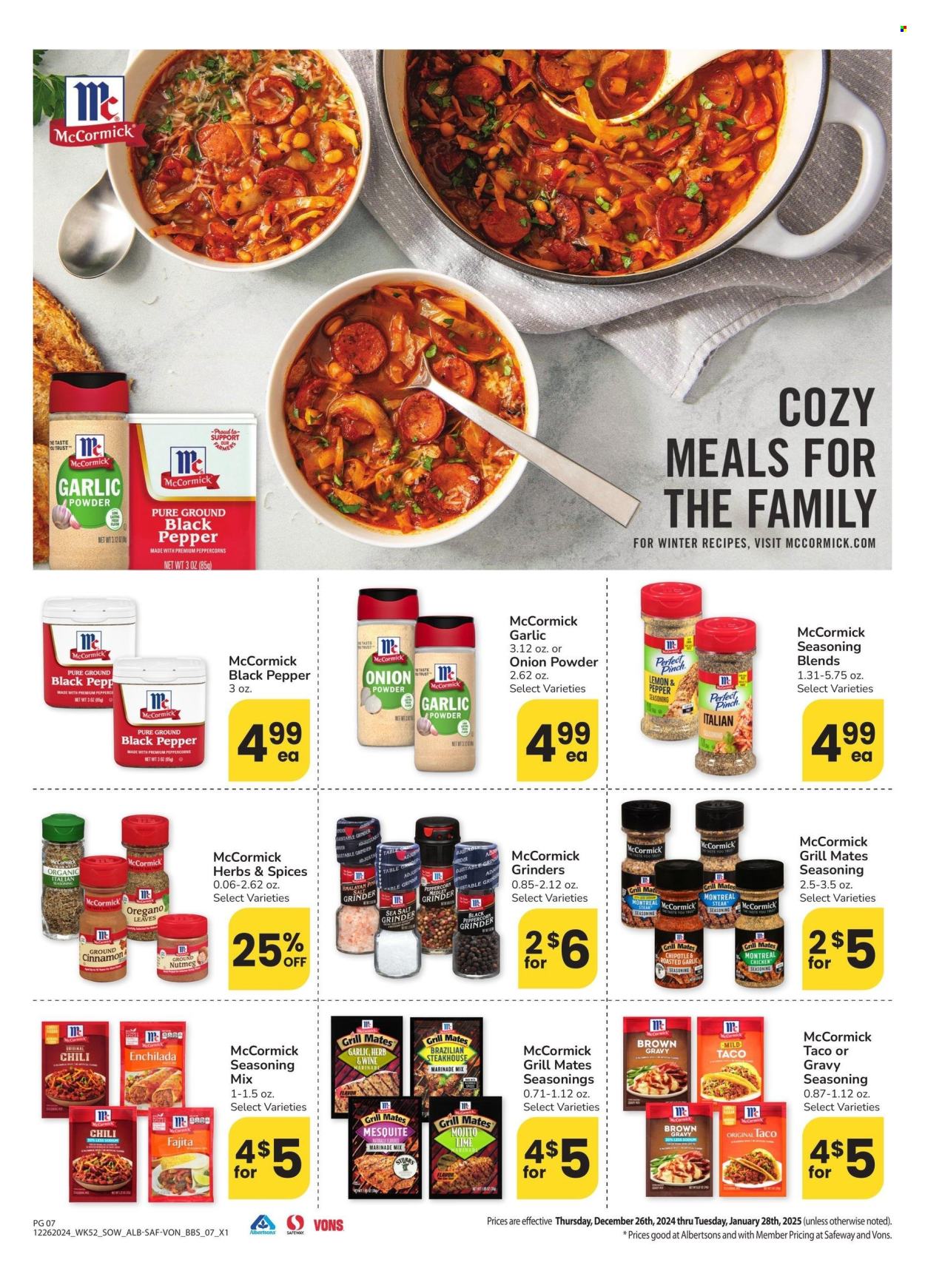 Safeway ad - 12/26/2024 - 01/28/2025. Page 7